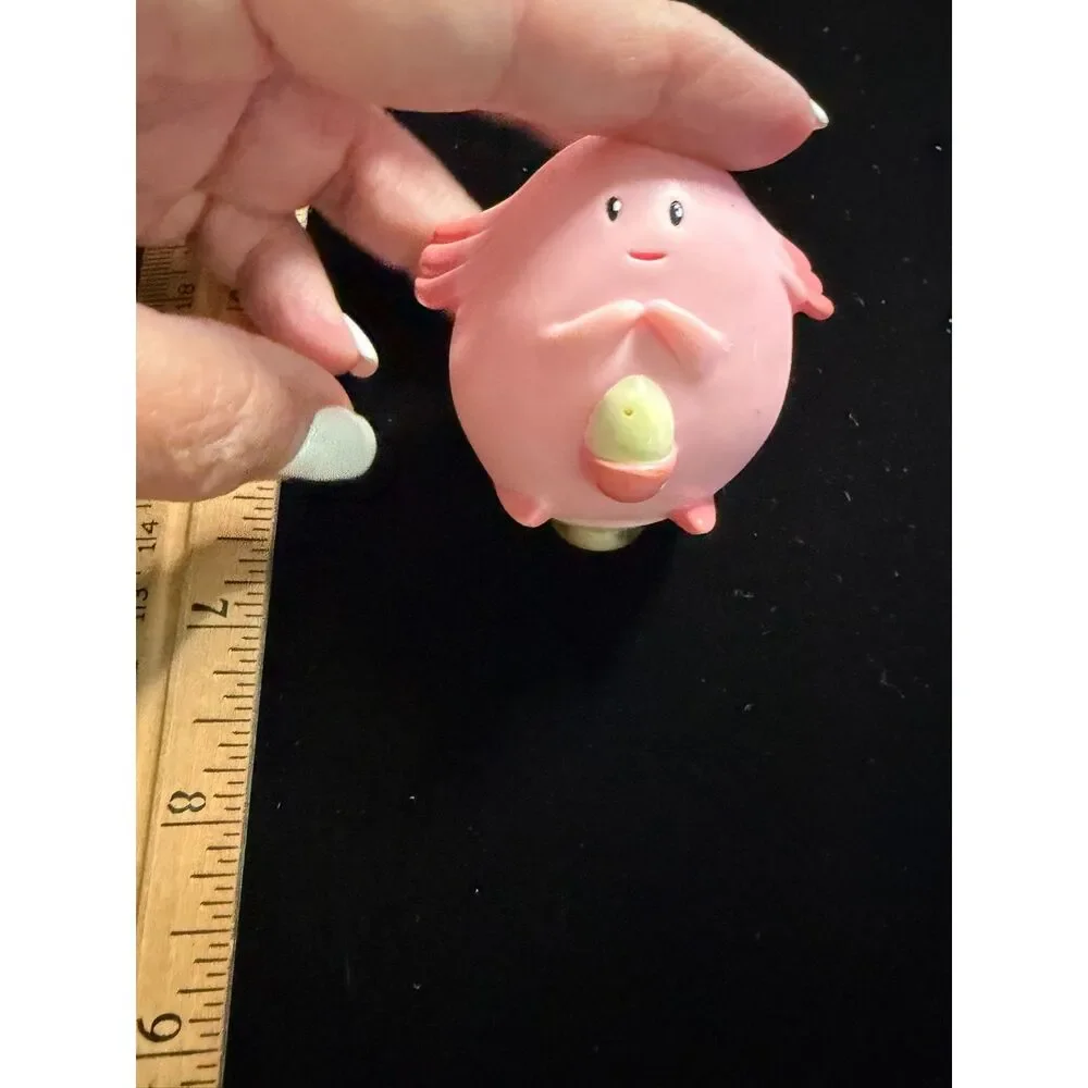 VTG 1999 Burger king pokemon Premium PVC Chansey  spinner toy