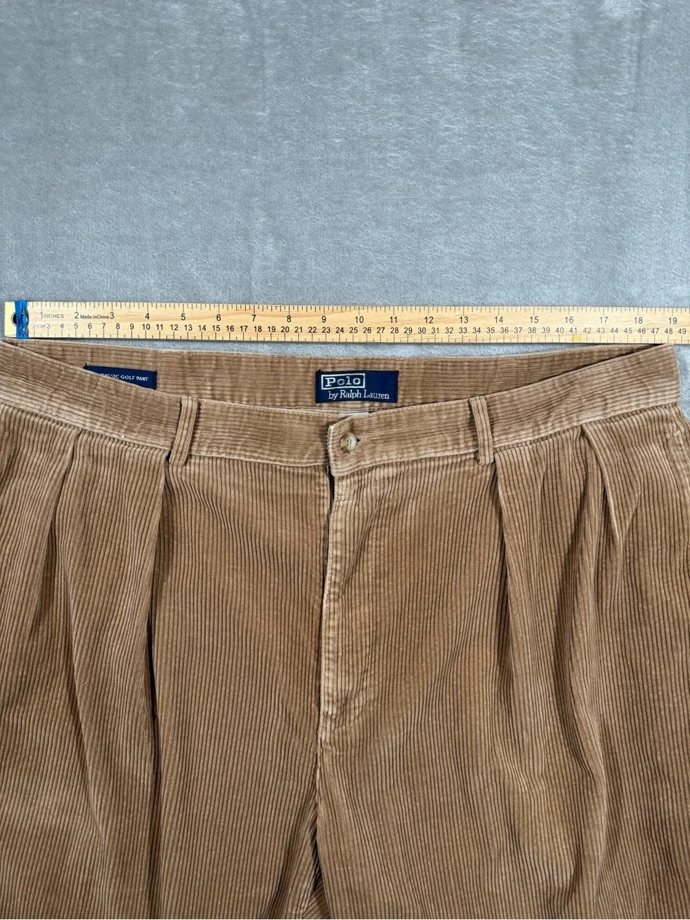 Polo Ralph Lauren The Classic Golf Pant Pleated Corduroy Pant Men's Size 40x28