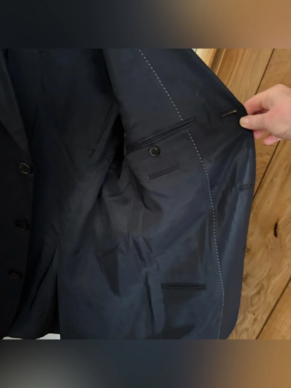 Hugo Boss formalwear hand