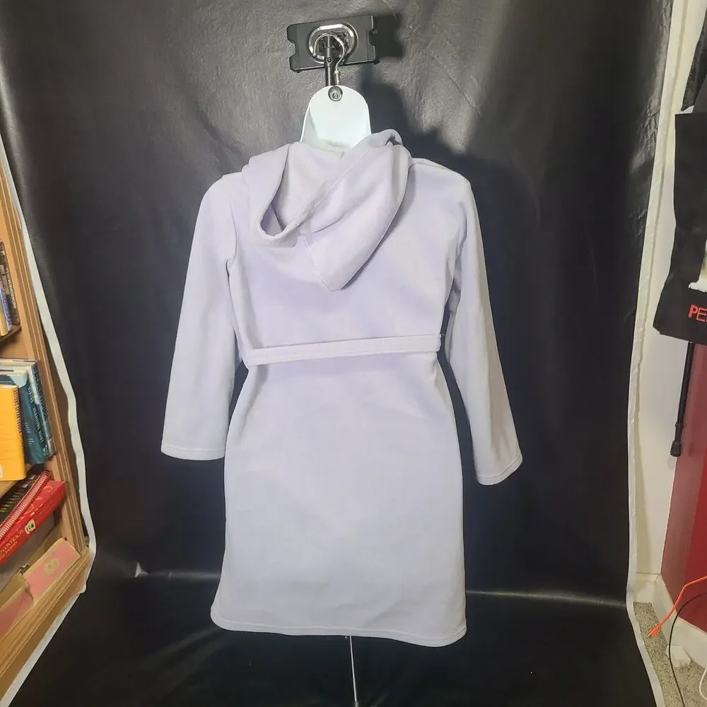 Garnet Hill Kids baby blue hooded bathrobe   size XL