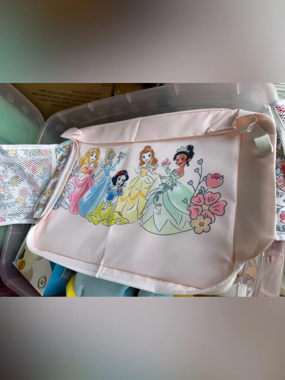 J.L. Childress Disney Baby Kids Car Travel Tray & Tablet Holder, Princess