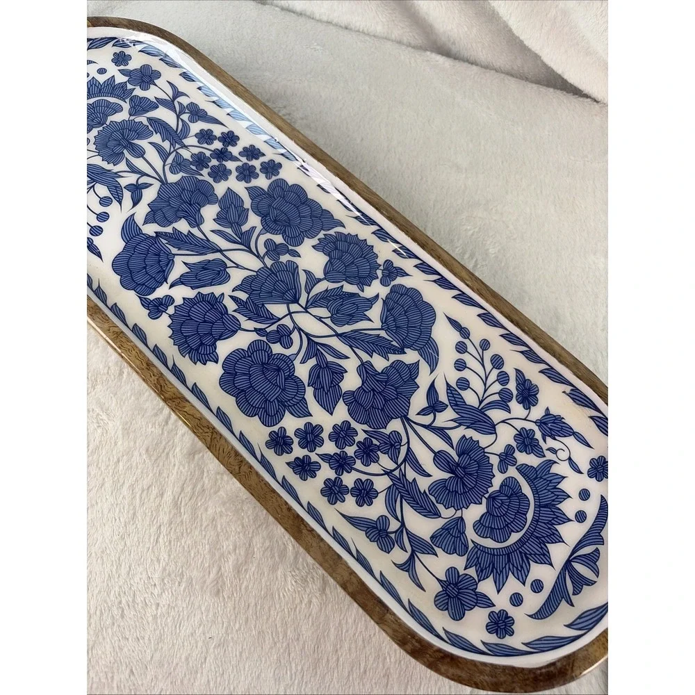 AVA intricate cobalt