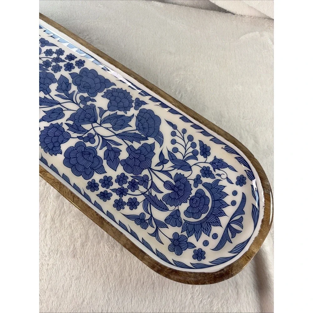 AVA intricate cobalt