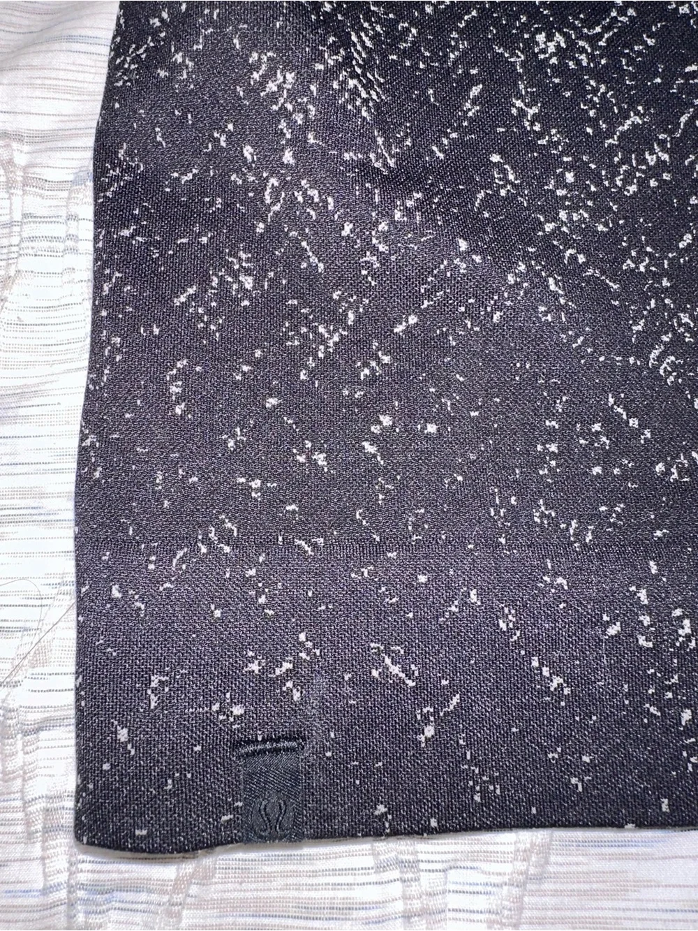 lululemon athletica Black Speckled Half-Zip Sweatshirt