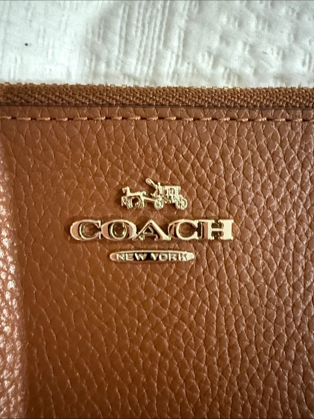 Coach wristlet smooth