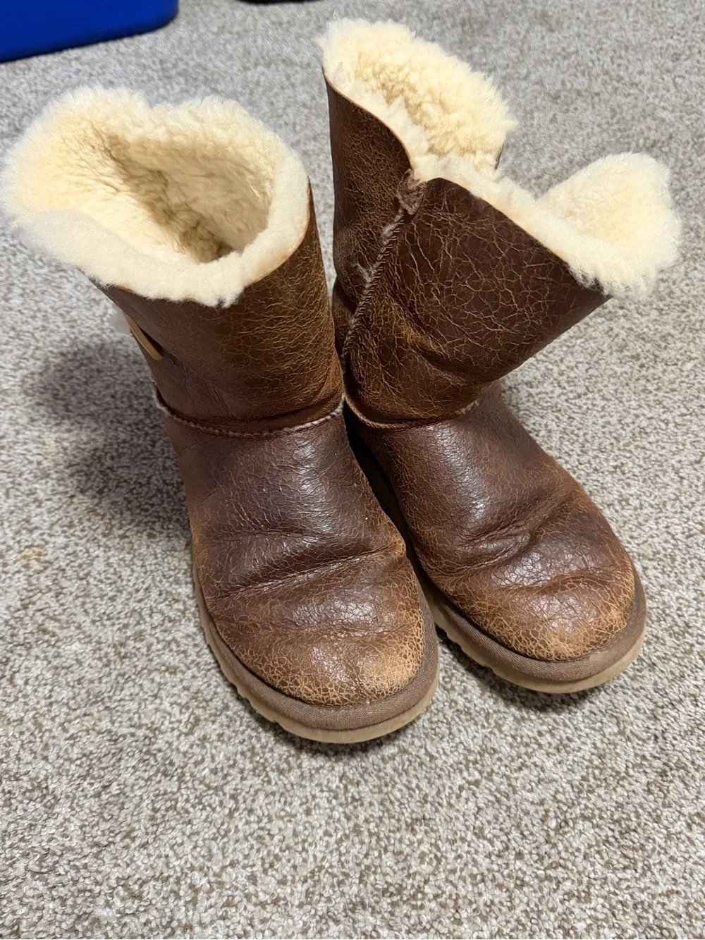 UGG Chestnut Shearling Short Boots