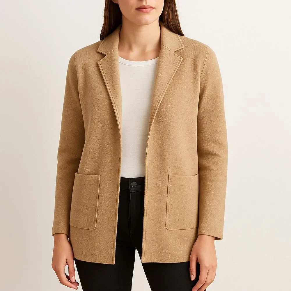 J. Crew crew camel