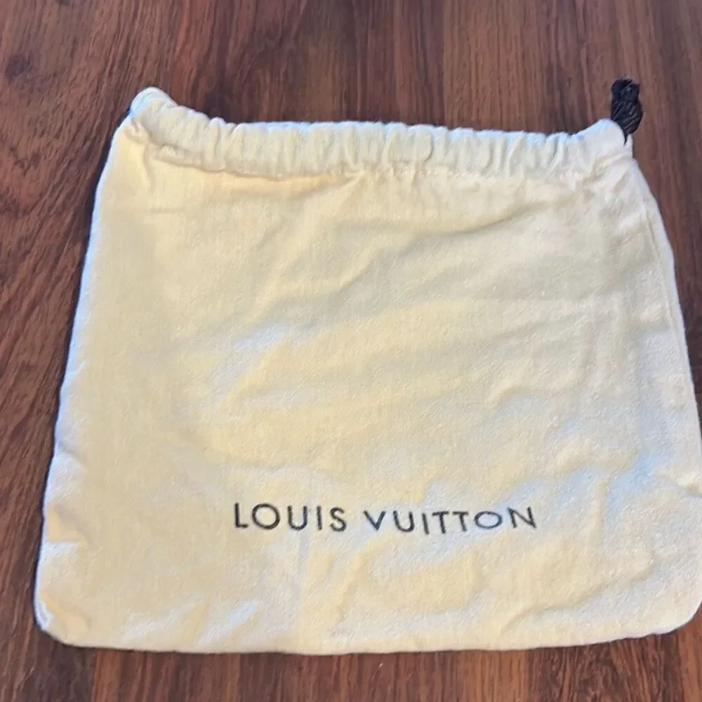 Louis Vuitton dust bag small 8x7 brown drawstring