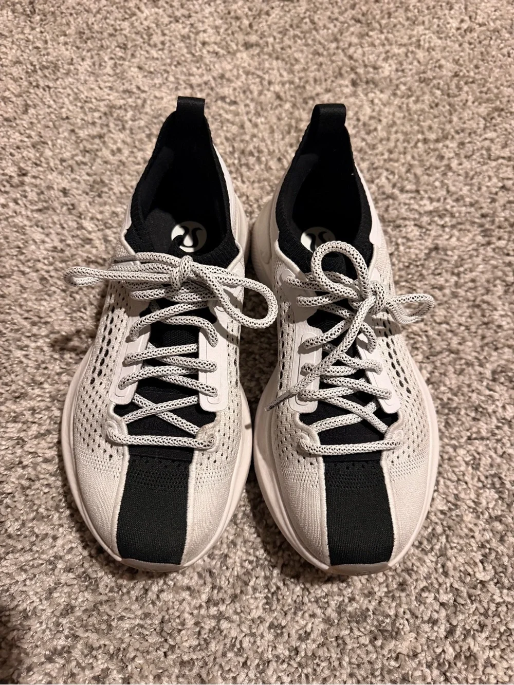 lululemon athletica White and Black Women's Athletic Shoes