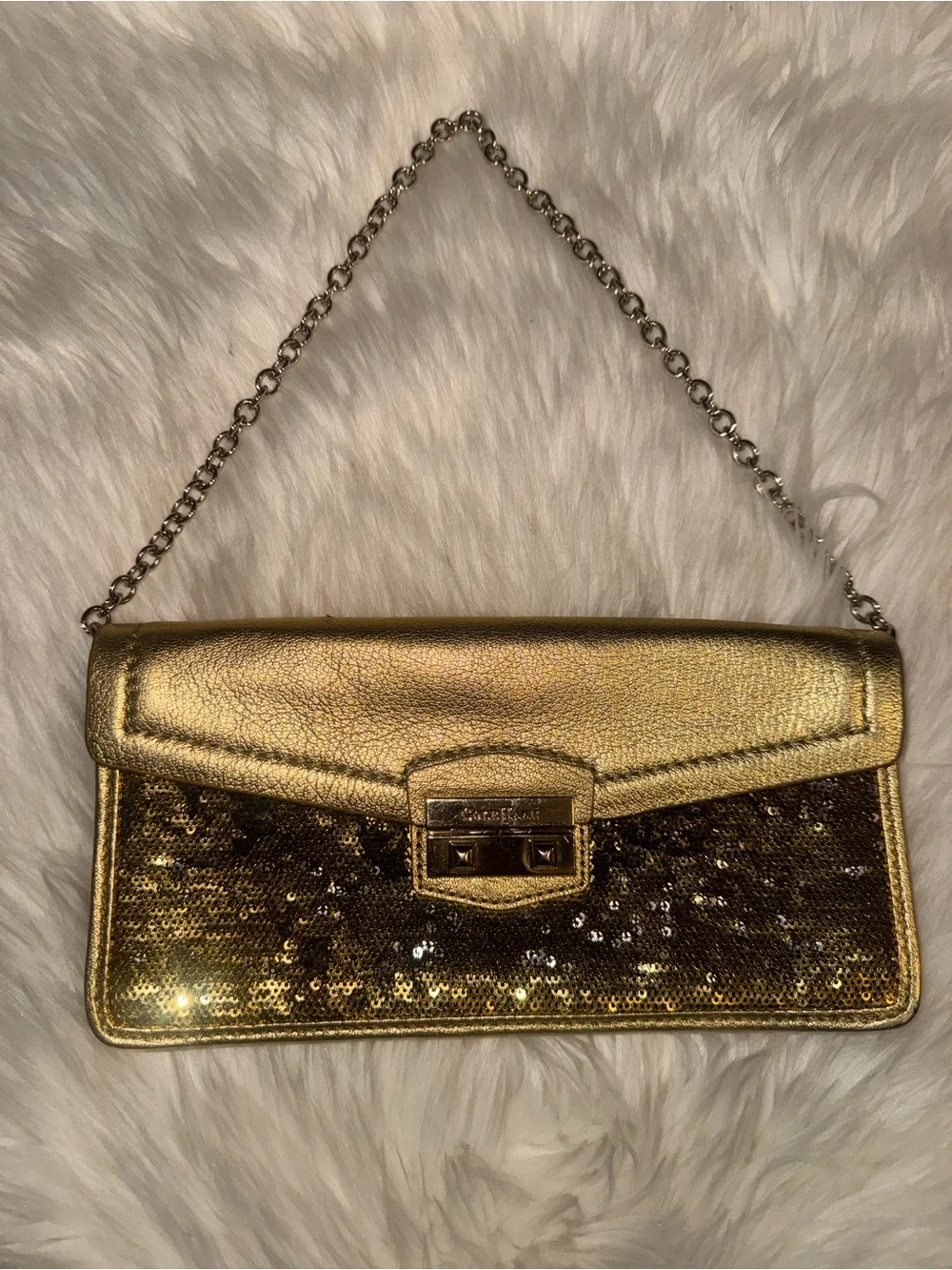 Cole Haan shiny gold
