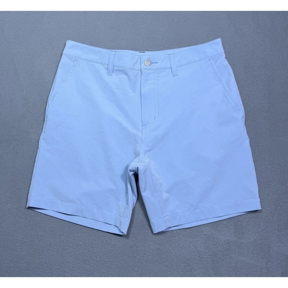 Criquet Shorts Mens 30 Performance Golf Chino Periwinkle Stretch Athleisure Dad