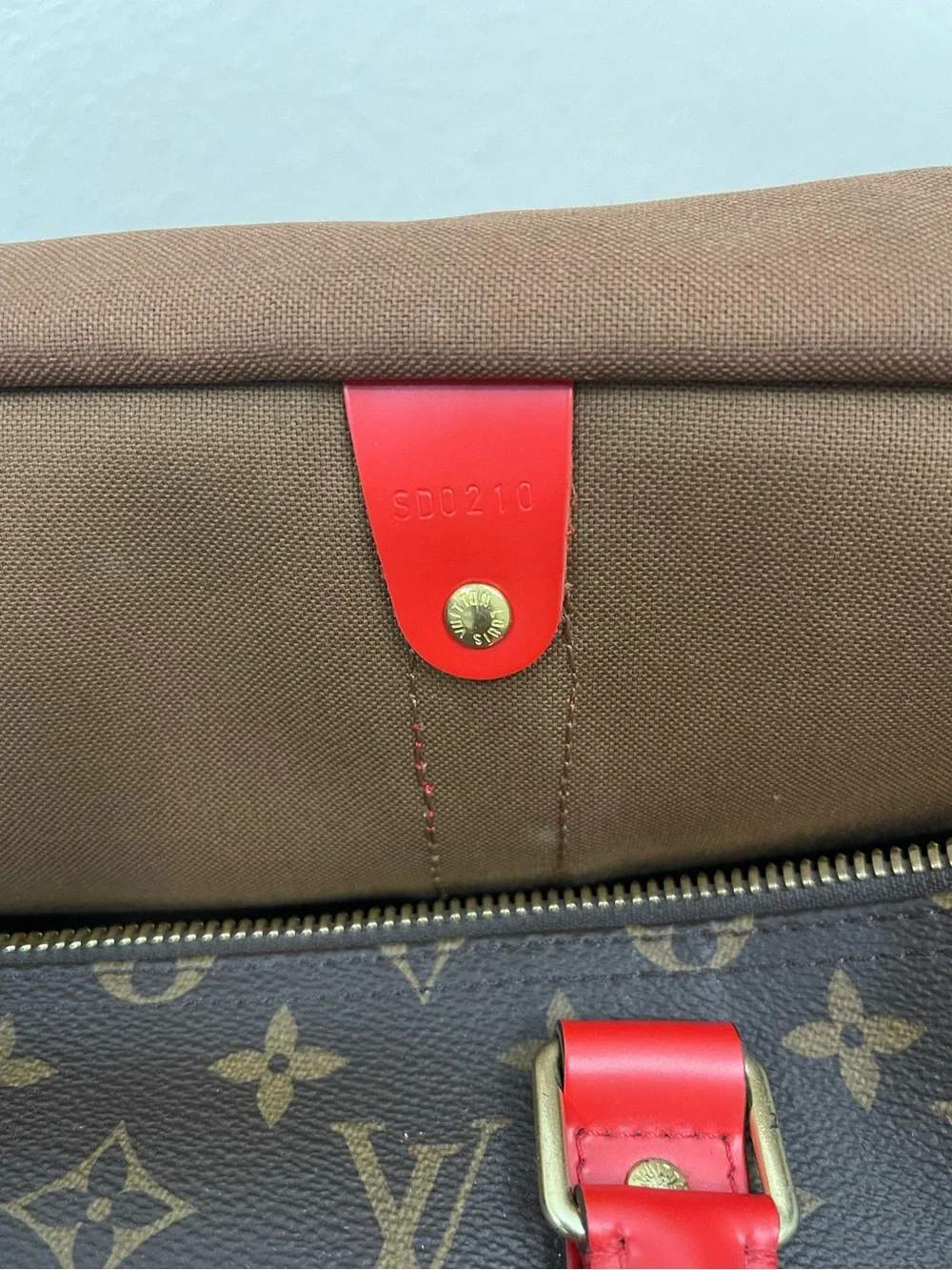 Louis Vuitton rare red