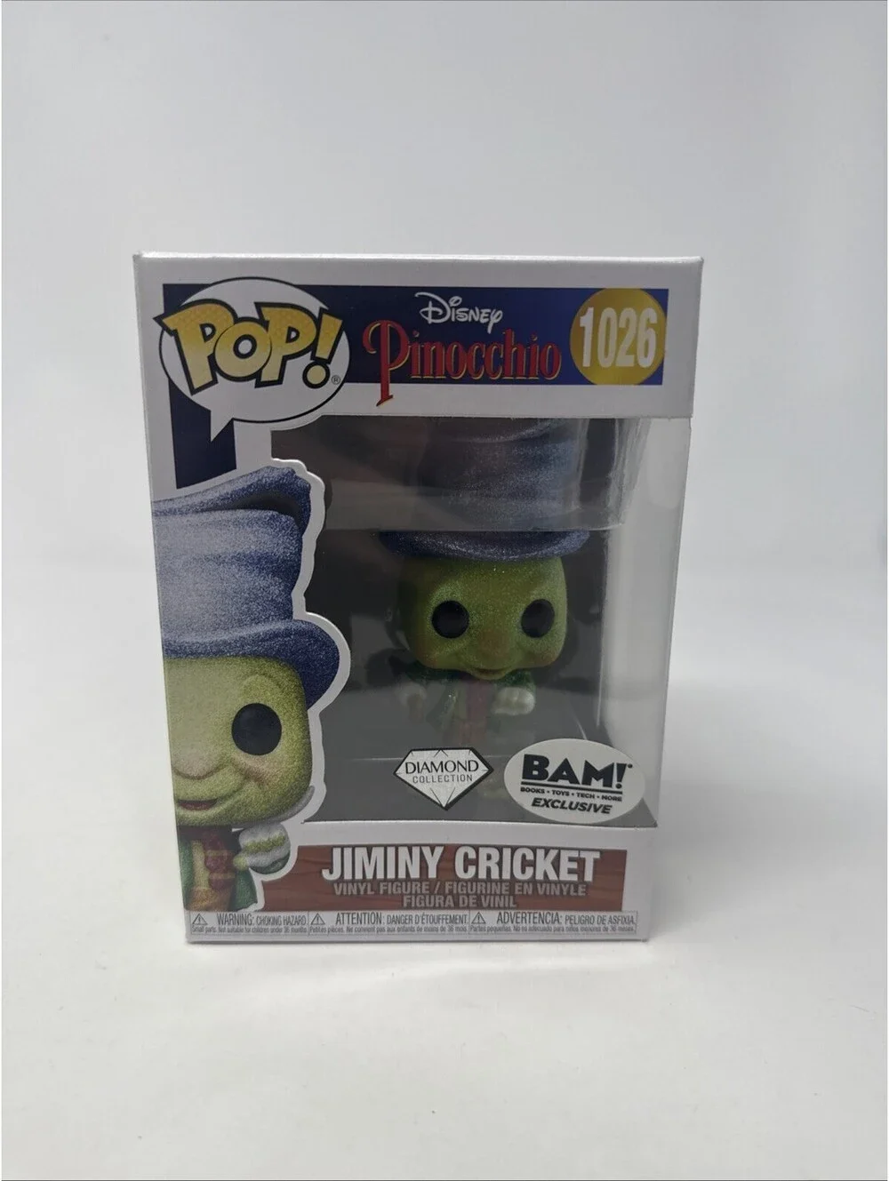 Funko Pop! Vinyl: Disney - Jiminy Cricket Diamond BAM 1026