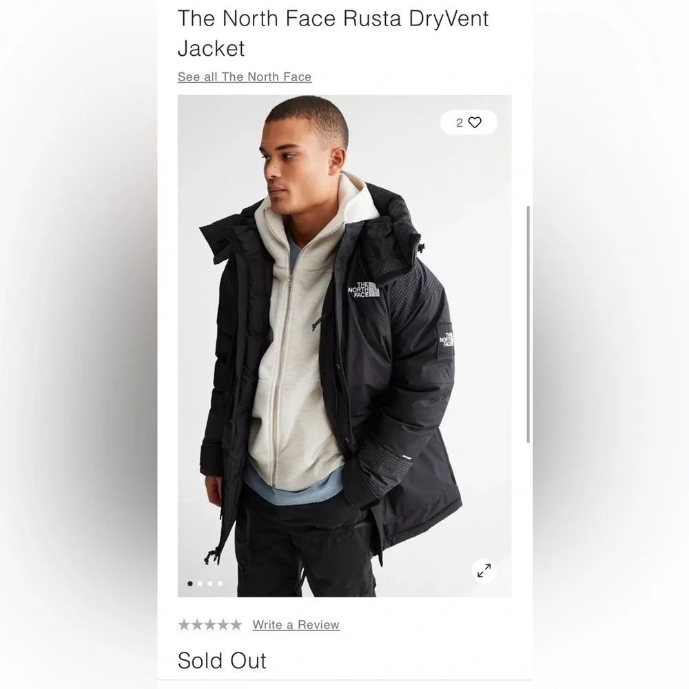 The North Face sold out