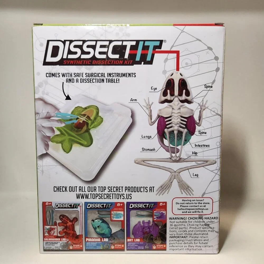 NEW Dissect-it Synthetic Lab Dissection Toy STEM KIT CRAFT Project Frog Biology