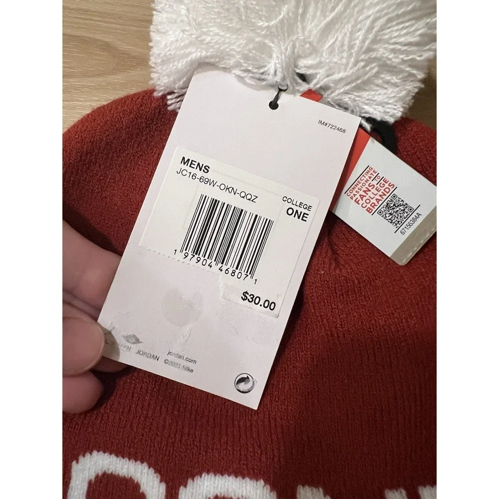 University of Oklahoma Sooners Beanie Winter Knit Hat Stocking Cap OU NCAA‎ Red