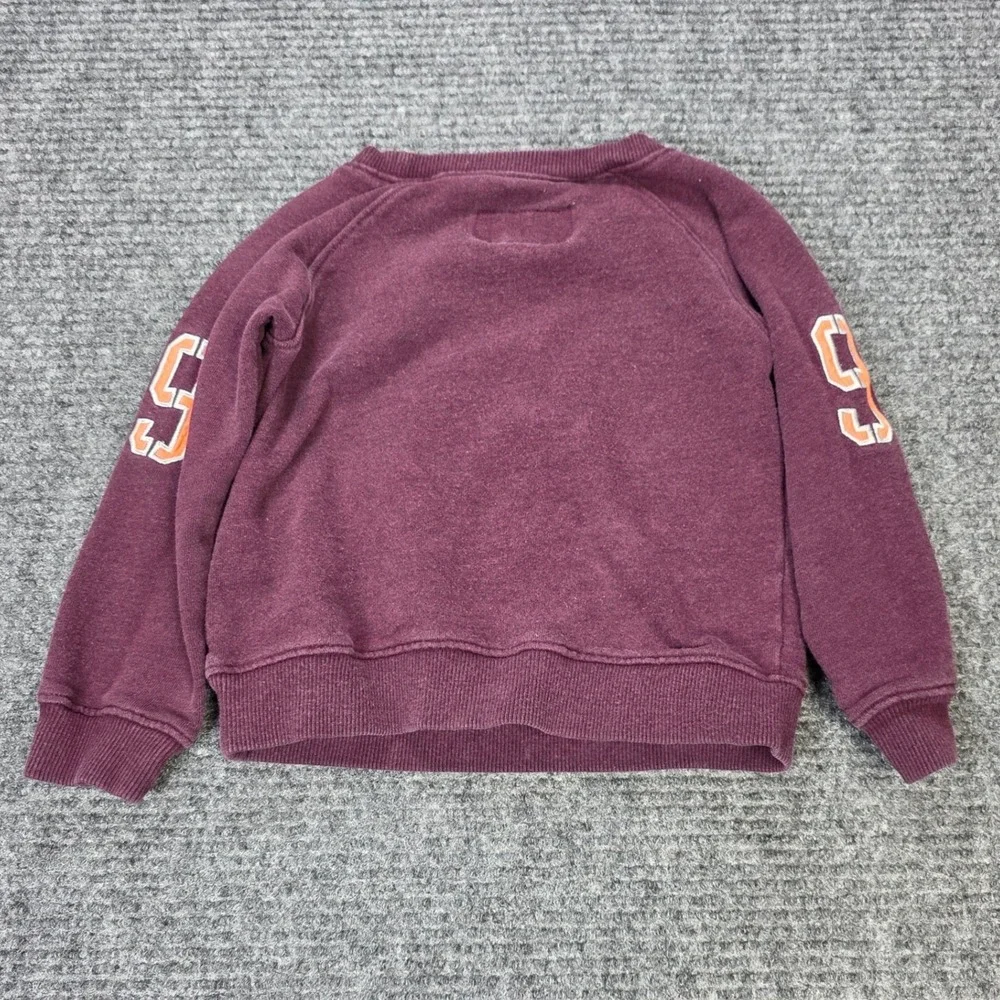 Hurley Heather Graphic Sweatshirt Boys Size 3T Purple Long Sleeve Raglan‎