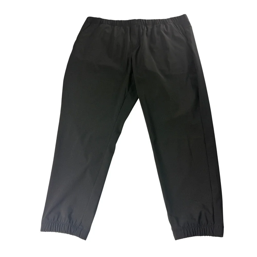 Member's Mark Mens Travel Jogger XXL Black 4-Way Stretch‎ Moisture Wicking NWT