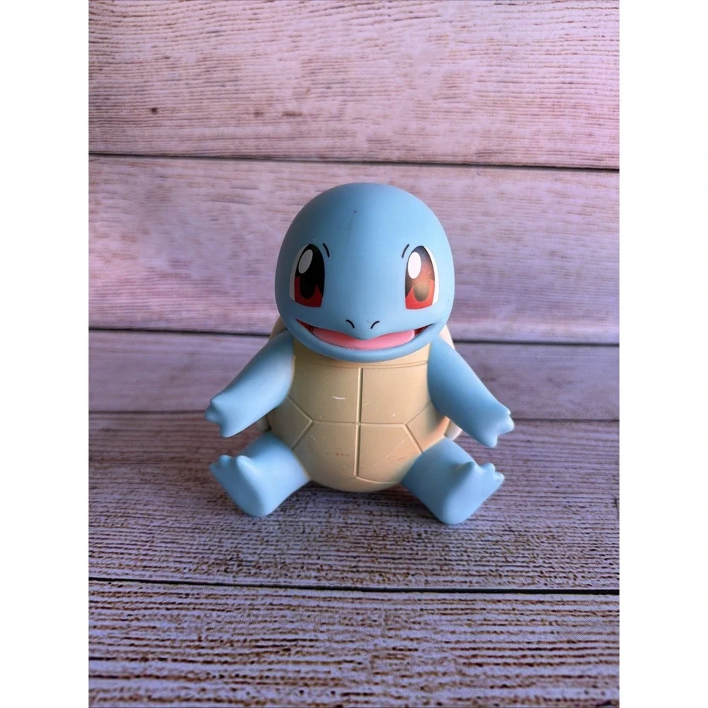Pokemon Squirtle Select Deluxe 6 Inch Vinyl Toy Figure Jazwares Used