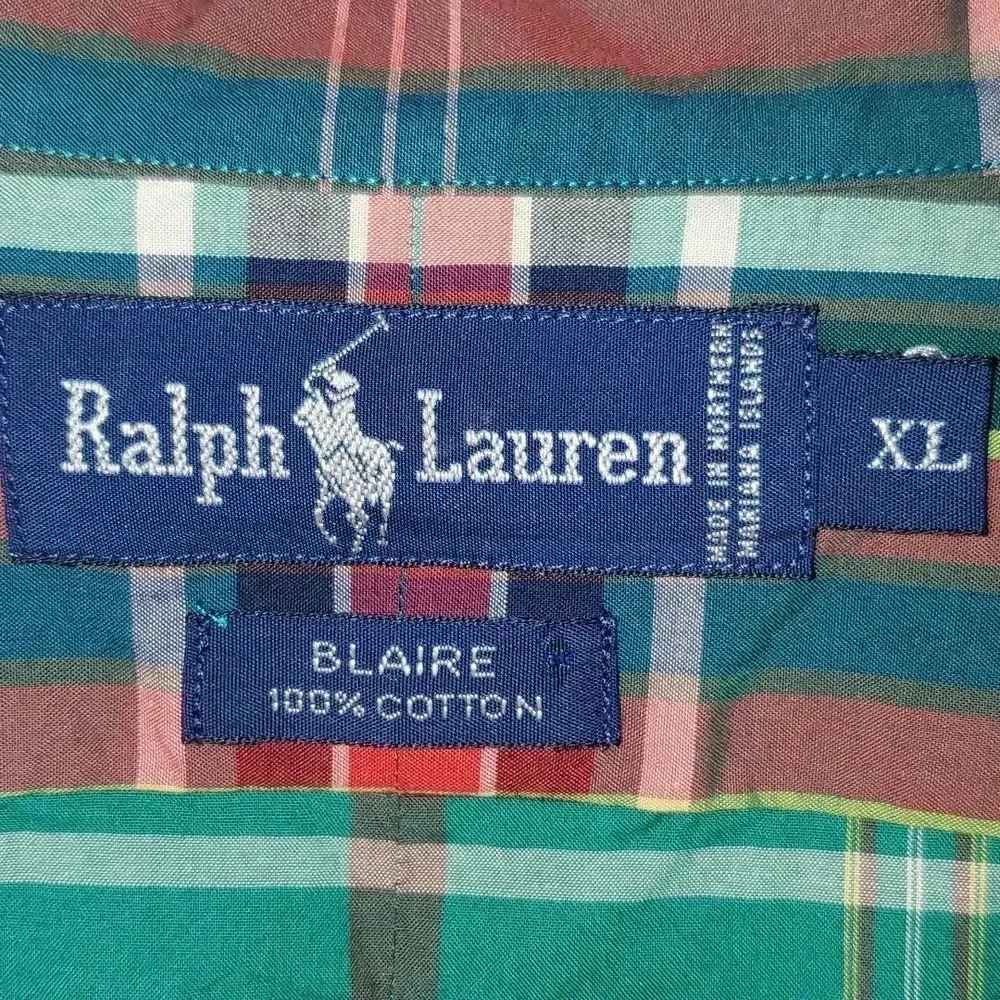 Polo Ralph Lauren Men’s Blaire Long Sleeve Button Down Plaid