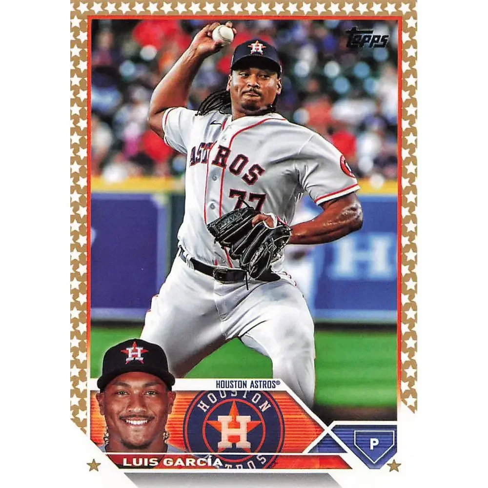 2023 Topps Gold Star Luis Garcia #121 Houston Astros