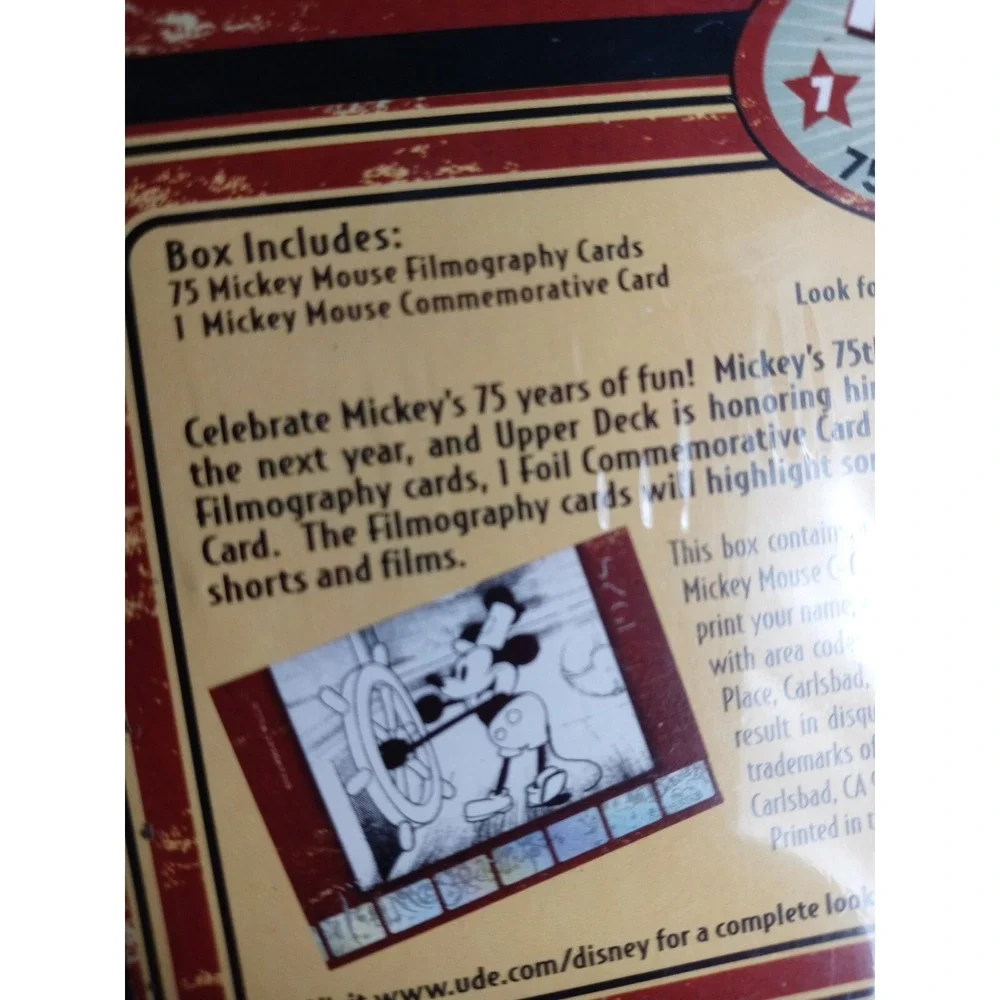 Vintage Walt Disney World Collector's Lot-75th Anniversary Cards-Bendy Figures‎