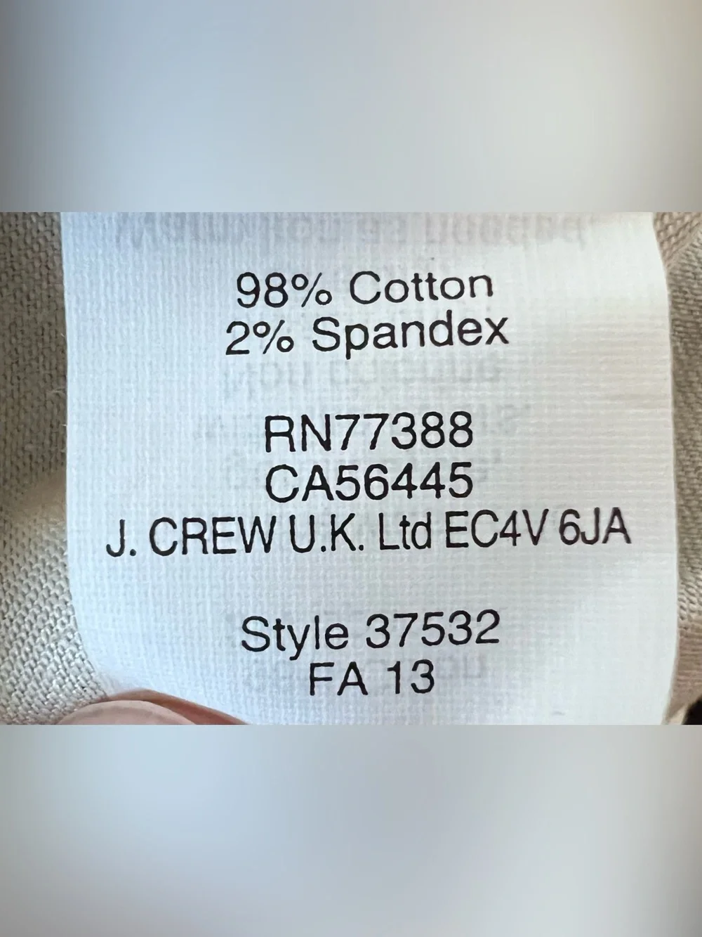 J. Crew crew pencil