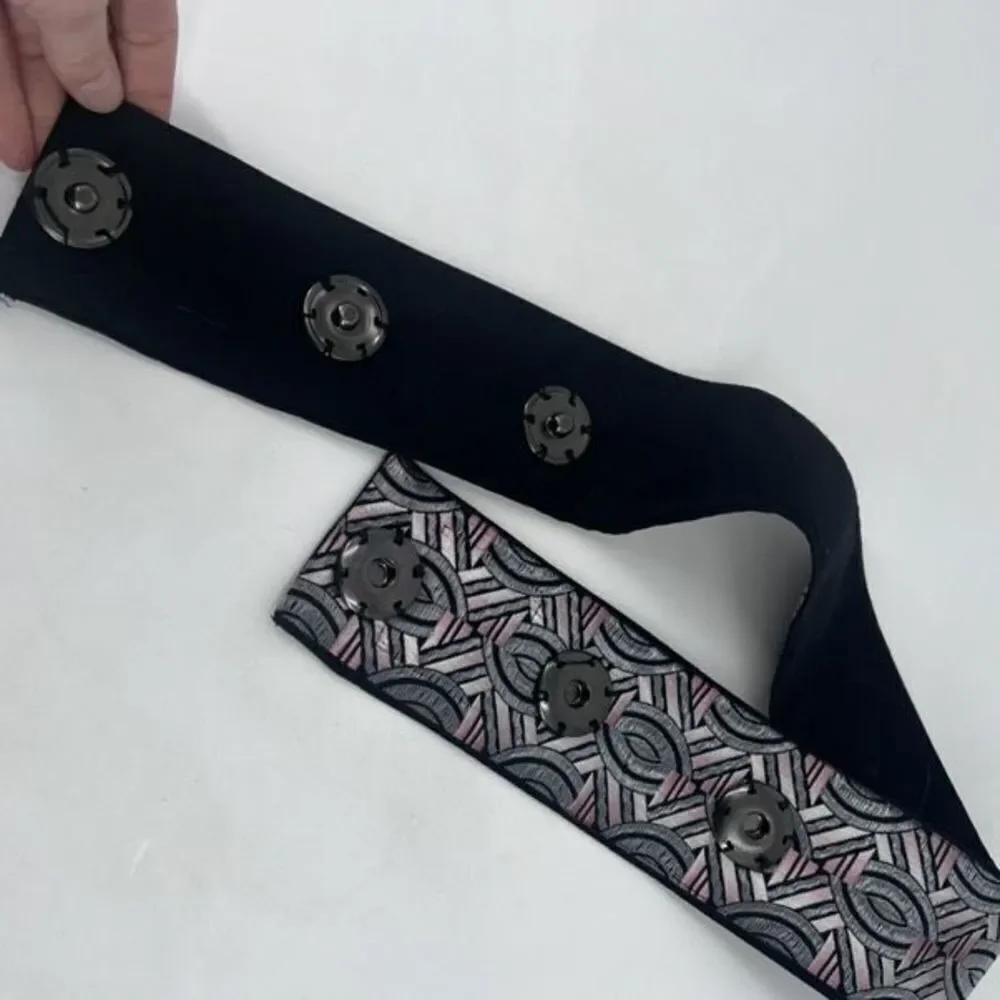 Pelush Women's Aztec Print Gathered Belt Luxury‎ NYC designer