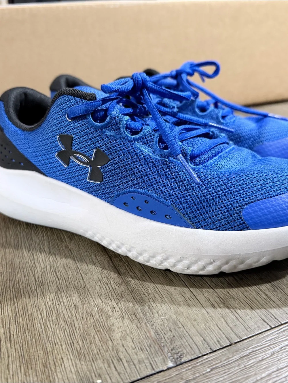 Under Armour Blue Kids Running Shoes