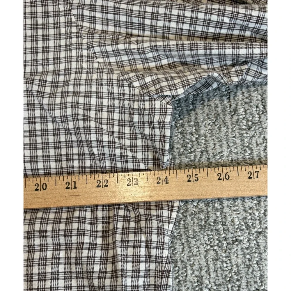 Polo Ralph Lauren Shirt Mens 16.5 Brown Long Sleeve Oxford‎ Brown Yarmouth Pony