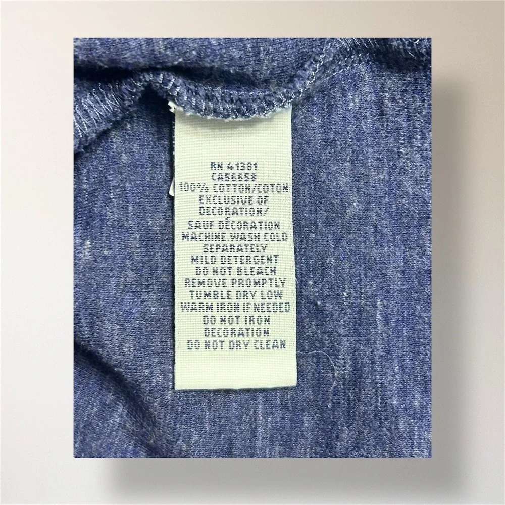 Polo Ralph Lauren Mens L Heather Blue Cotton Quarter Zip Pullover Sweater Preppy