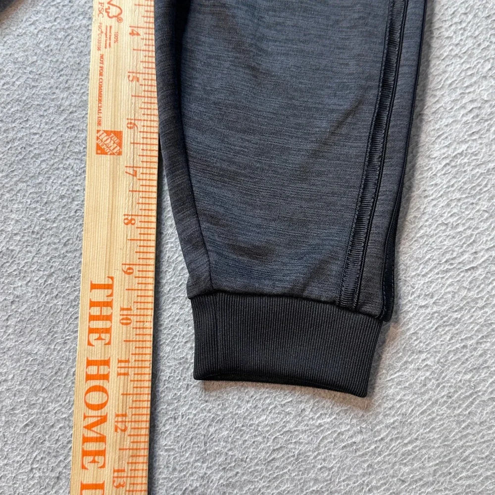 Adidas Joggers Kids 2T Charcoal Grey‎ AK5800 HCM077 3-Stripe Elastic Waist Pants