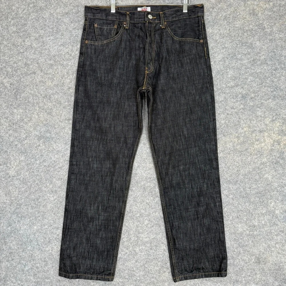 Vintage‎ Levi's 501 Jeans Mens 36x30 (fits 35x30) Dark Gray 90s Y2k Rugged Denim