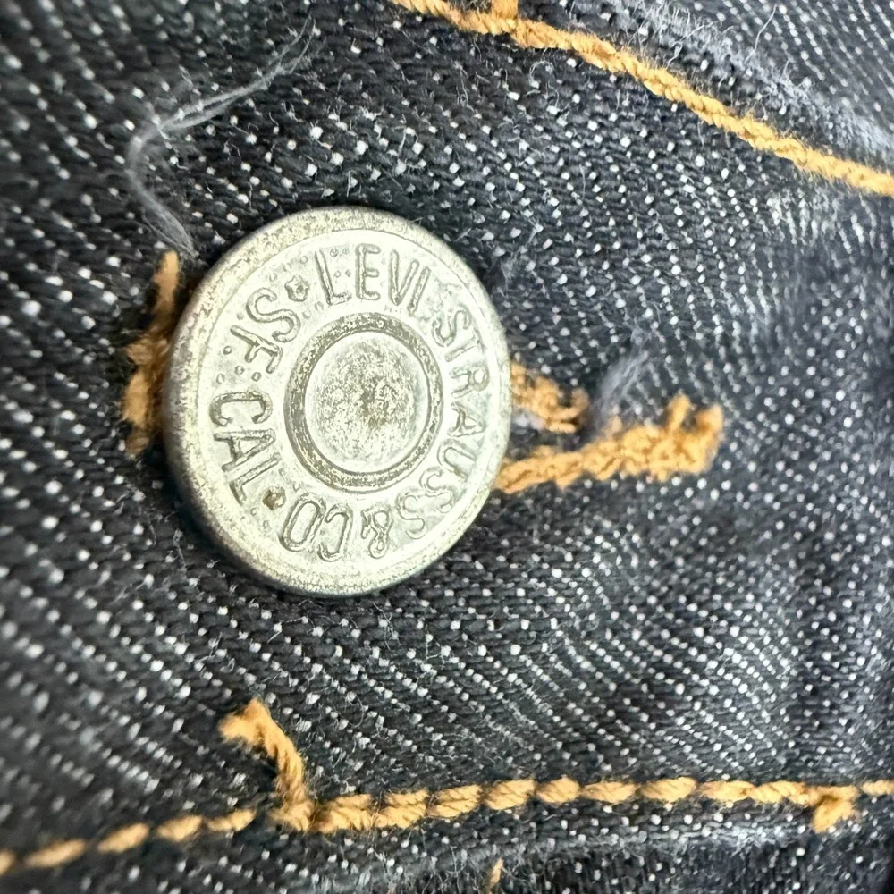 Vintage‎ Levi's 501 Jeans Mens 36x30 (fits 35x30) Dark Gray 90s Y2k Rugged Denim