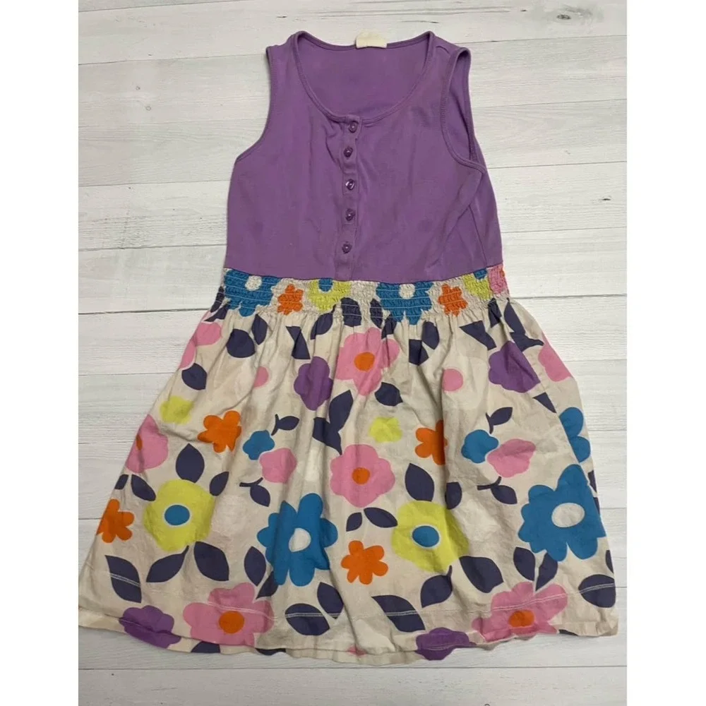 Girls mini Boden floral tank dress‎ **play condition*** Size 11/12