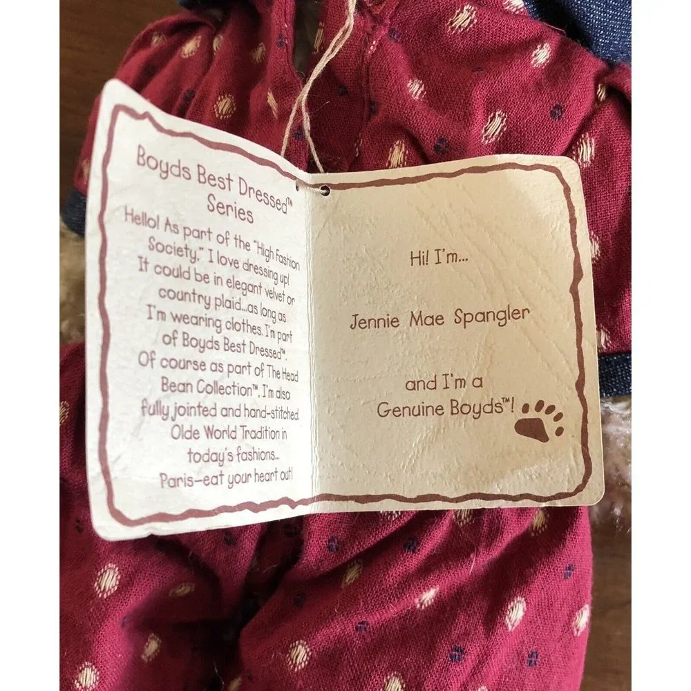Boyds Bears bear clean