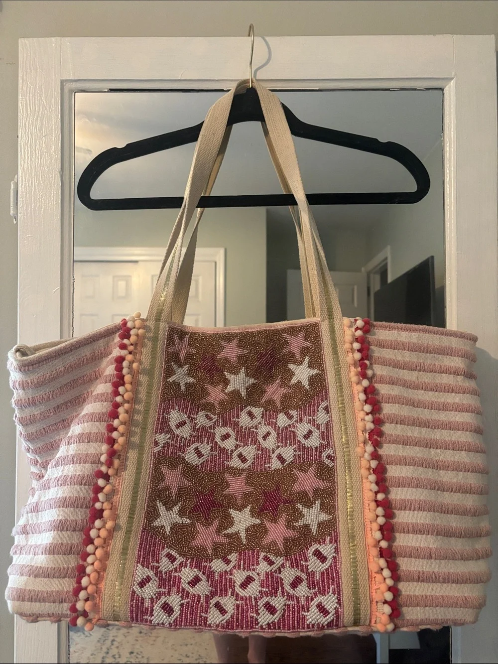 Beaded Beach Bag