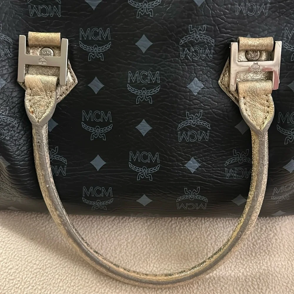 MCM designer satchel