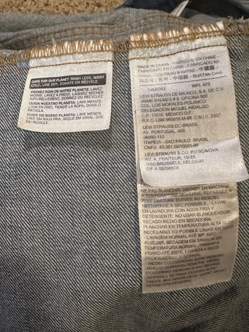 Levis levi’s denim