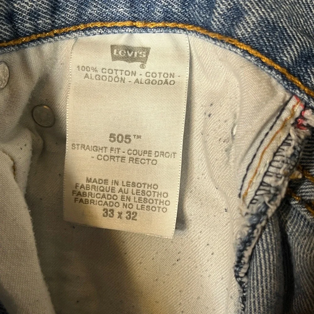 Levis straight denim right