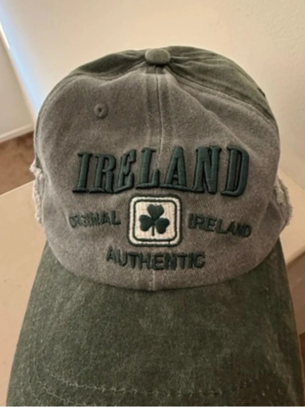 Ireland Embroidered Baseball Cap - Green
