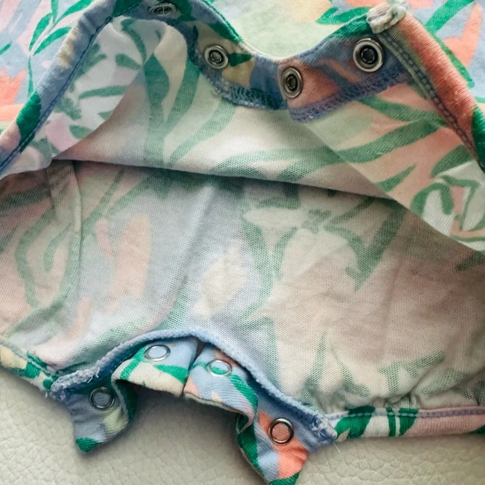 Adidas Baby Romper with Tropical Print 18 months GUC