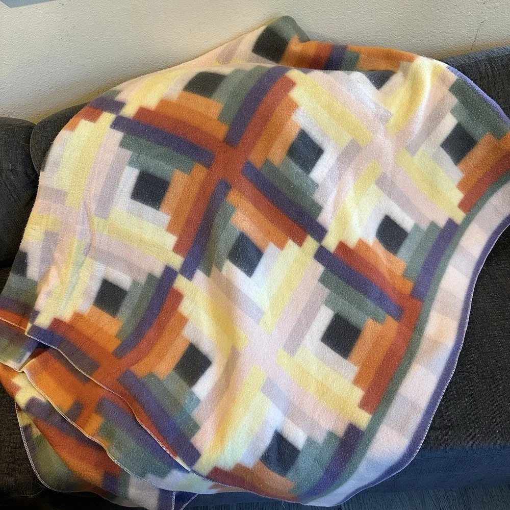 Vintage Southwest Aztec Style Queen / King Blanket 100