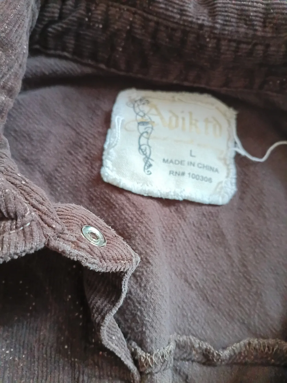 adikto soft corduroy
