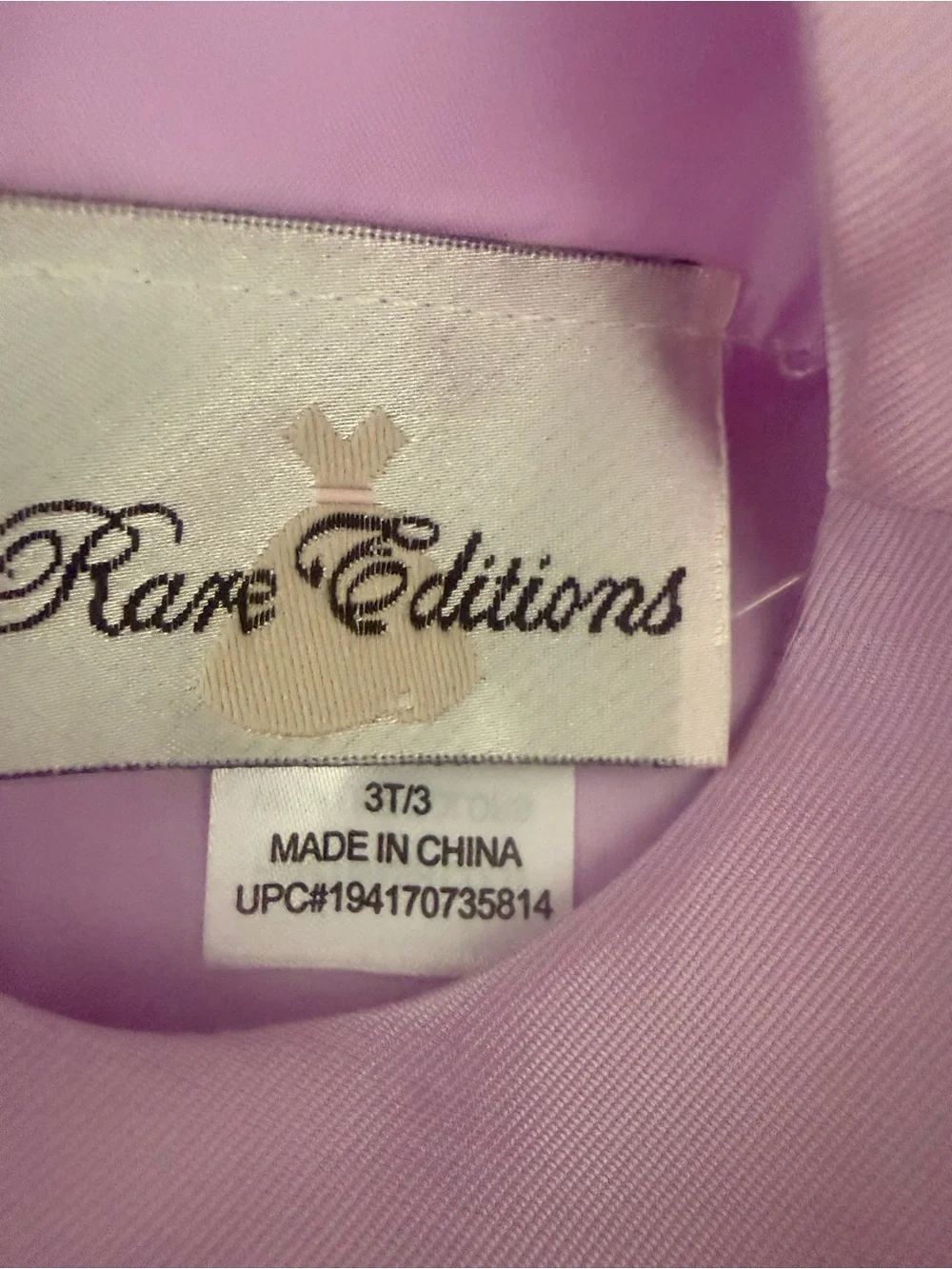 Rare Editions sleeveless lilac