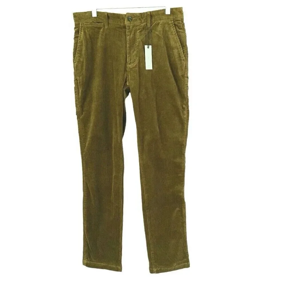 Taylor Stitch Democratic‎ Foundation Pant Olive Cord Green Corduroy Men’s