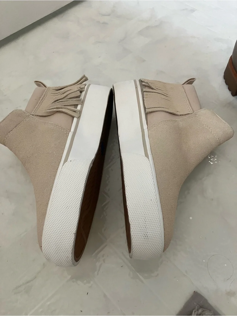 Keds fringe suede