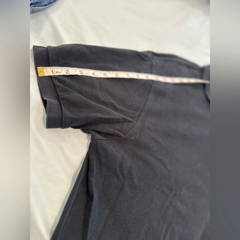 Vintage 90s Polo Ralph Lauren Mens Sz: XXL Black Polo Top. Red Pony.