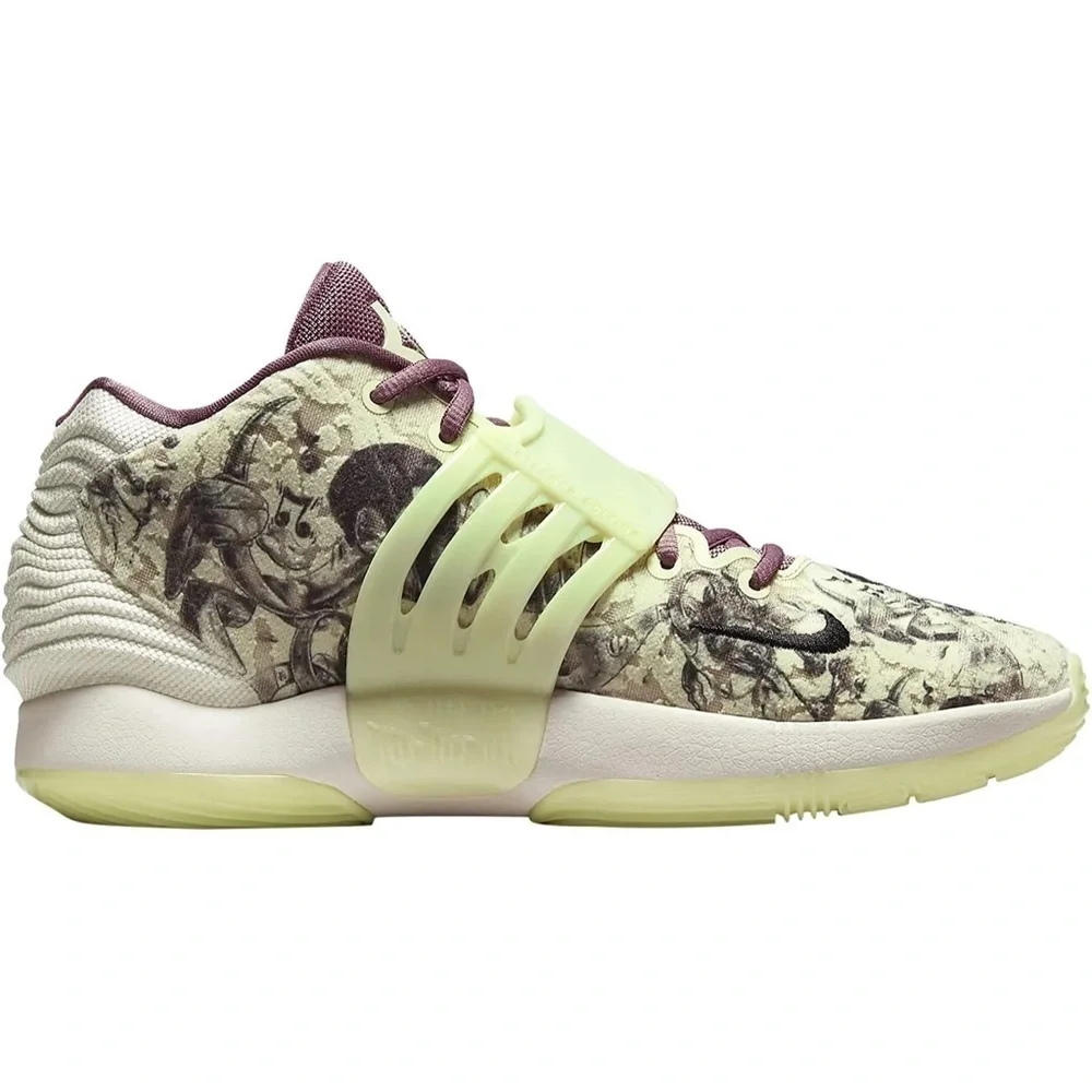 Nike Kevin Durant KD14 Surrealism Glow Sole Lime Ice Light Mulberry 300 Sneakers