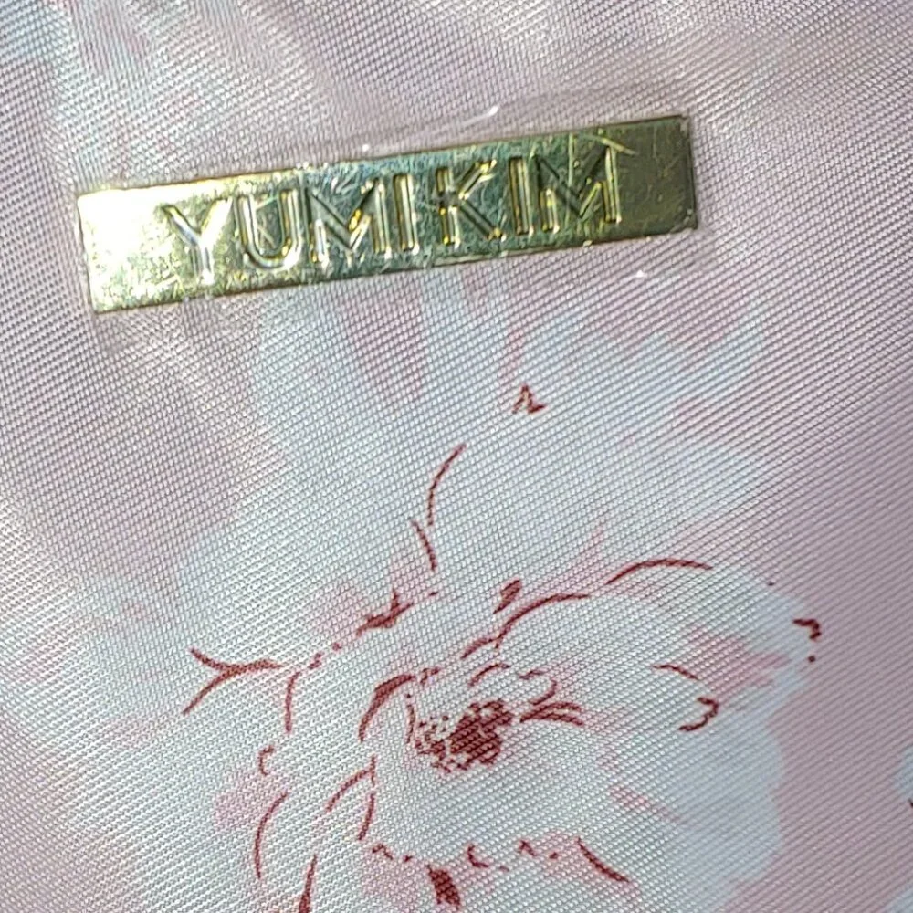 Yumi Kim Cosmetics Bag Case Floral Blush Pink